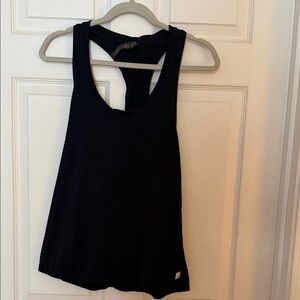 Vuori Heathered Navy Tank Top